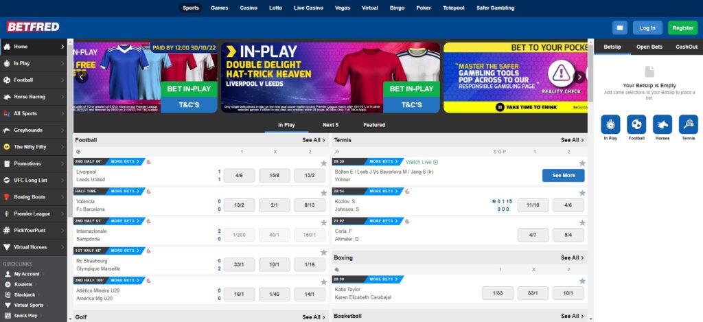 betfred homepage